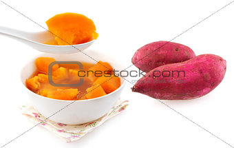 Sweet potato soup.