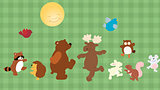 Forest critters set