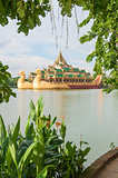 royal barge in yangon myanmar 