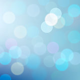 Blue defocused lights background, vector Eps10 illustration.