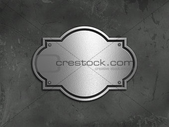 Grunge concrete and metal background