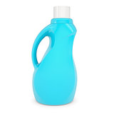 Plastic bottle of household chemicals