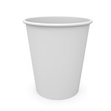 White paper cup