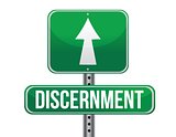 discernment road sign illustration design