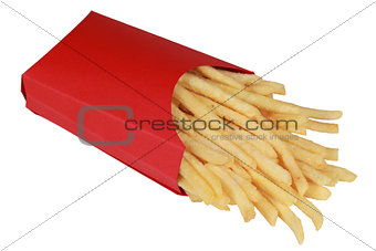 French fries in a box