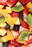 Fruit salad background