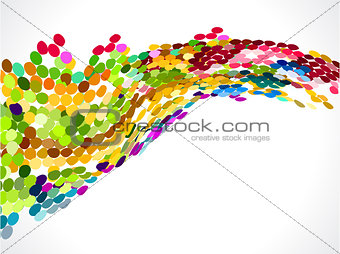abstract colorful rainbow circle background