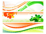 abstract indepandance day banner 
