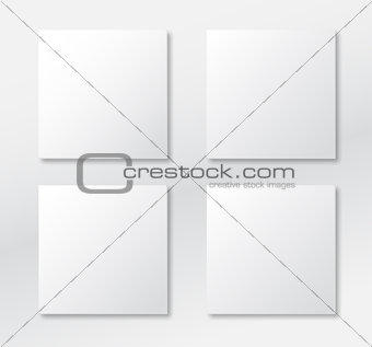 Grey square blank background