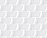 Grey like icons. Vector seamless pattern