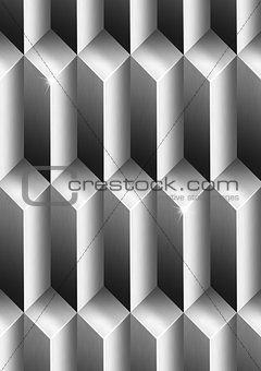 Parallelepipeds Metal Background
