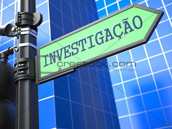 Investigation Concept. (Portuguese)