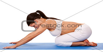 woman and yoga