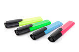 Multicolored highlighters