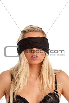 blindfolded
