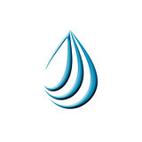 Water droplet logo