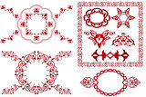 callicraphic page decoration elements