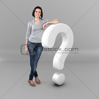 Girl with a question