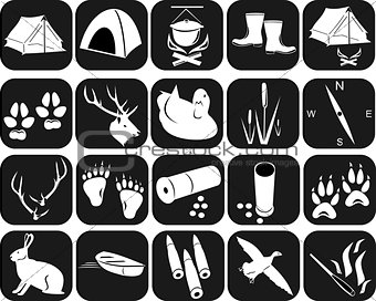 Icons for hunting