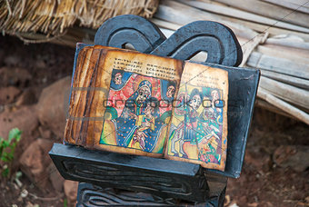 ancient bible in bahir dar ethiopia
