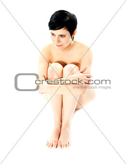 Young beautiful naked woman