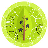 Home green illustration