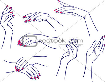 Woman\'s hand