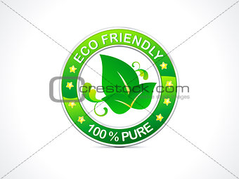 abstract eco friendly icon