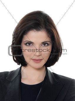 beautiful smiling caucasian woman portrait 