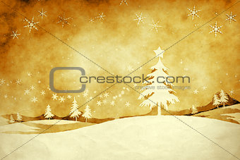 golden christmas background