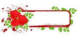 Background with beauty roses