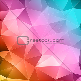 Abstract triangles background