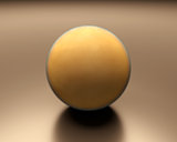 Saturn Moon Titan blank