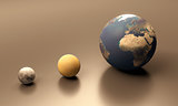 Earth Moon Titan blank