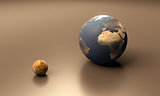 Io and Earth blank