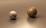 Callisto and the Moon blank