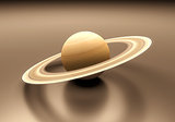 Planet Saturn blank