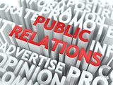Public Relations (PR) Concept.