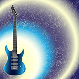 Vector background with guitar
