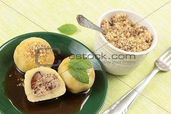 sweet plum dumplings