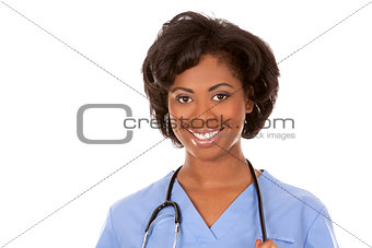 black medical nurse