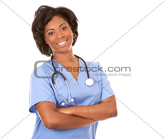 black medical nurse