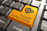 Keyboard with Online Consulting Button.
