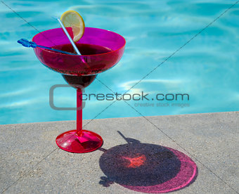 Drinks by the pool