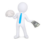 3d man changes the brain for money