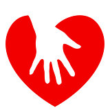 Hand and heart