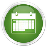 Calendar icon green button