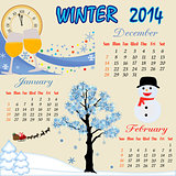 Winter calendar 2014