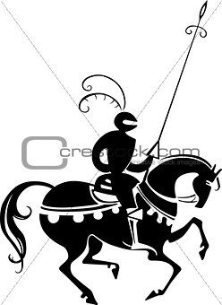 Knight horseriding