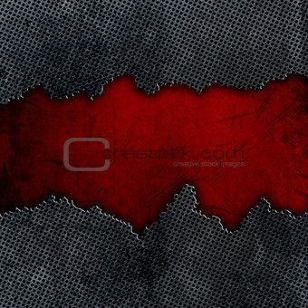Cracked metal and grunge background